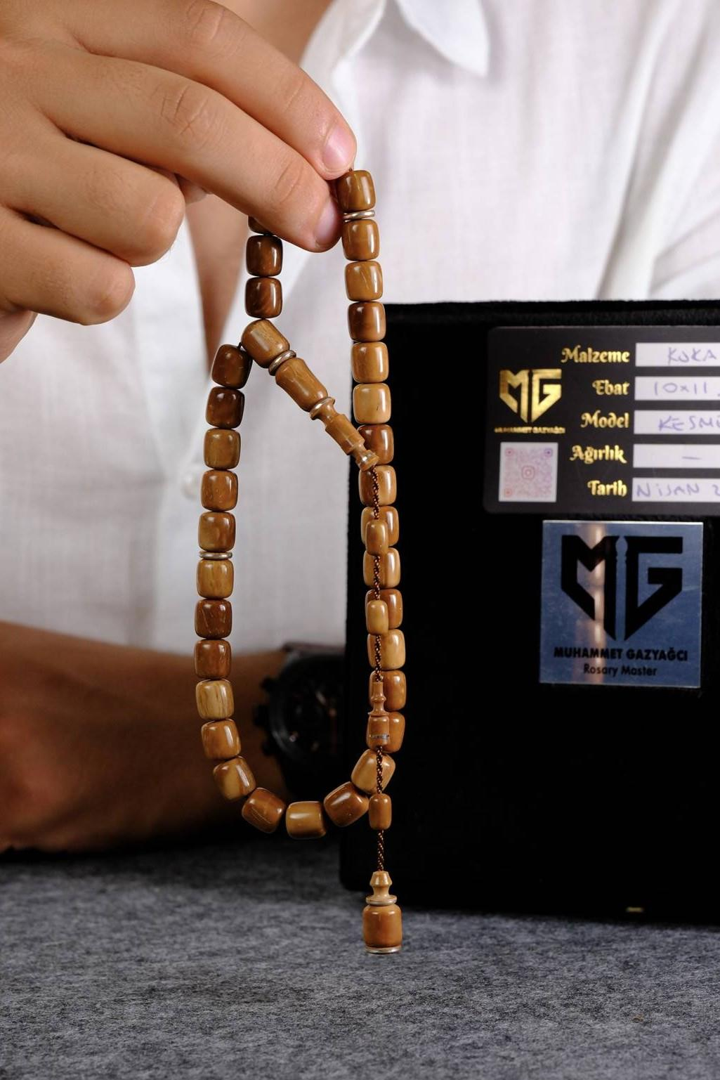 Üstad Muhammet Gazyağcı İşçilik Sistemli Tasarım Kesme Model Kuka Tesbih