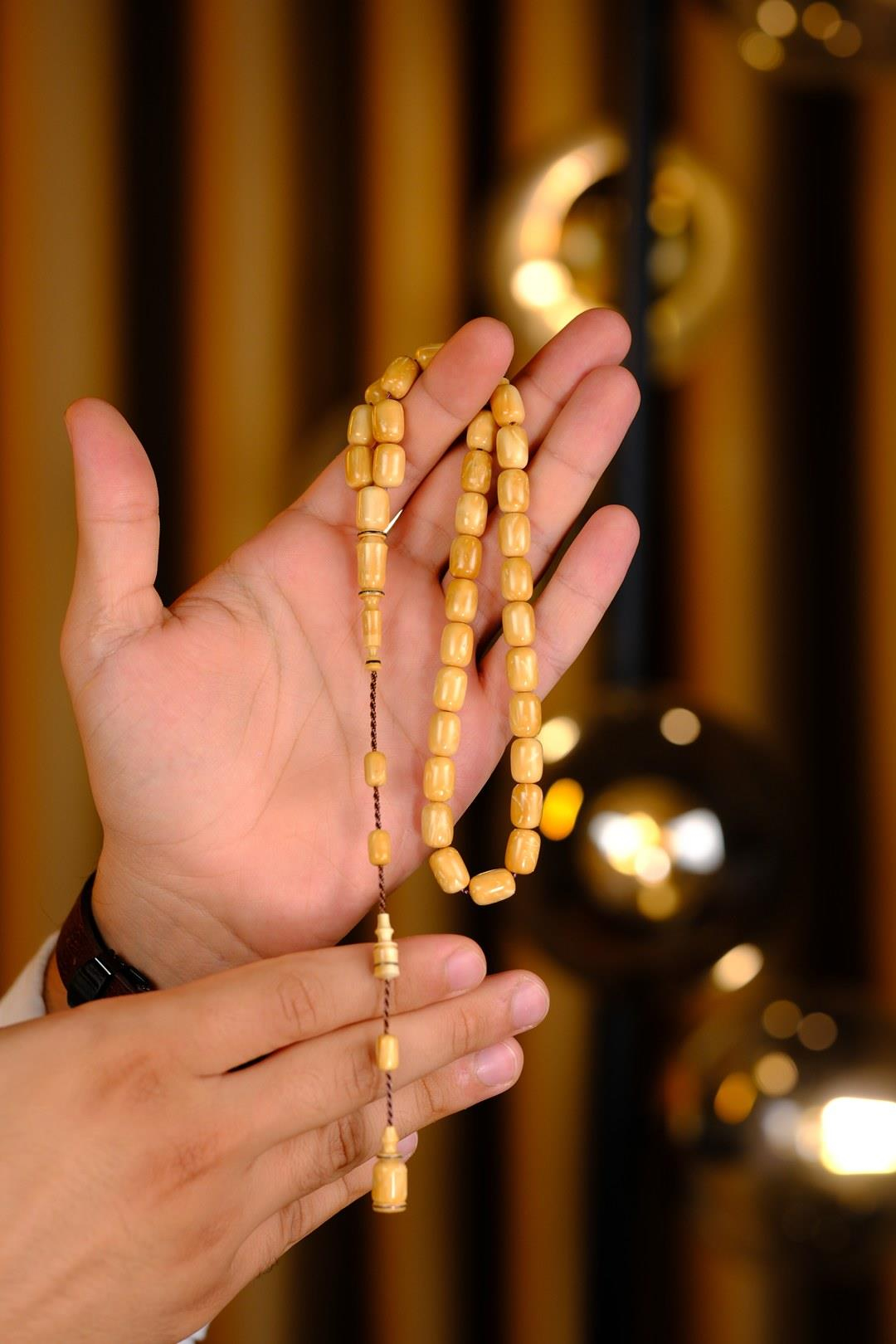 Üstad Muhammet Gazyağcı İşçilik Sistemli Tasarım Kapsül Model Saray Kuka Tesbih