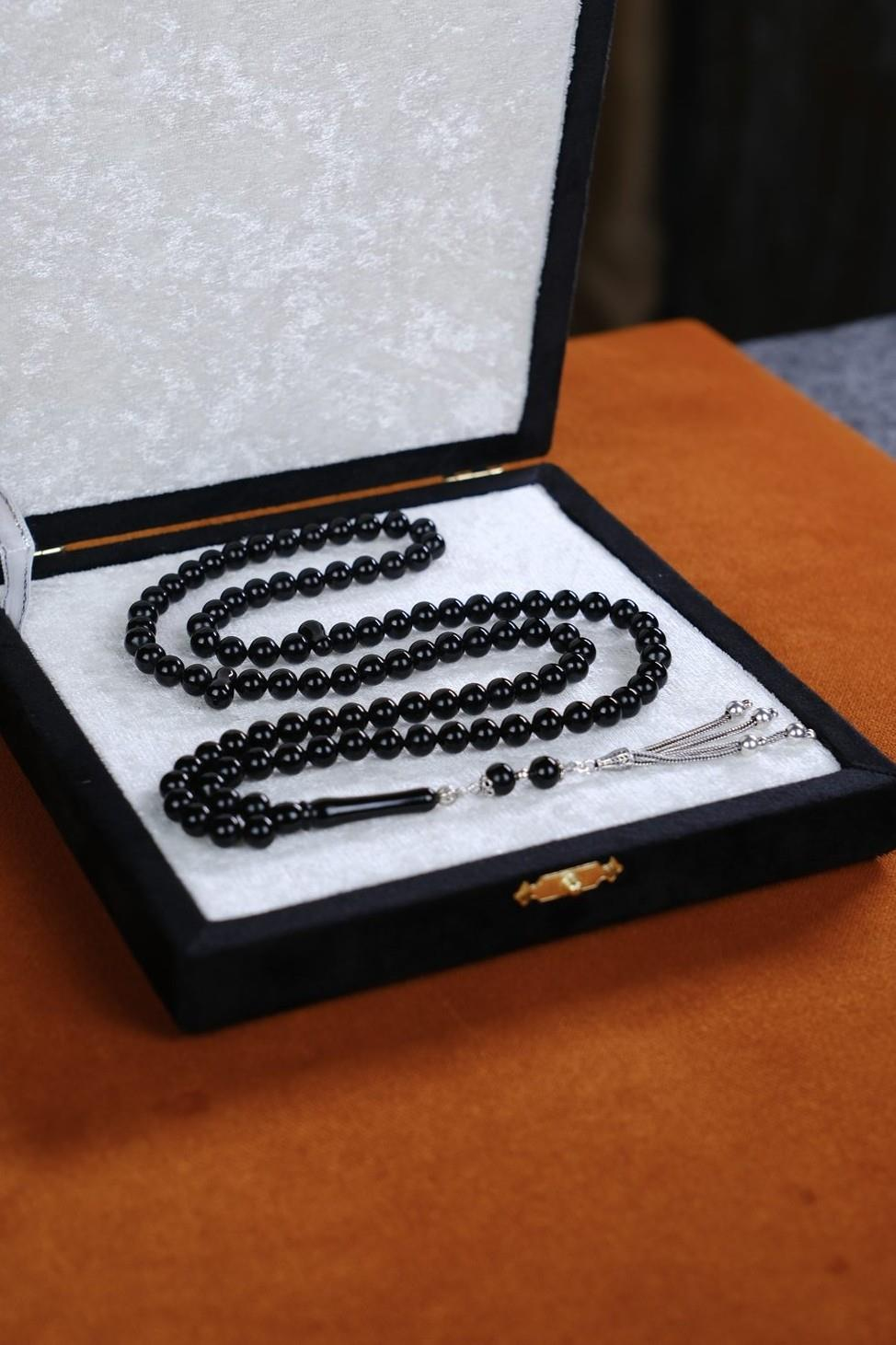 Üstad Ömer Aktaş İşçilik Gümüş Tasarım Erzurum Oltu 99Luk Namaz Zikir Tesbihi