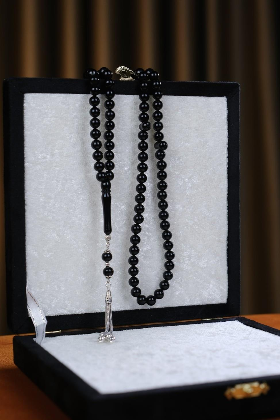 Üstad Ömer Aktaş İşçilik Gümüş Tasarım Erzurum Oltu 99Luk Namaz Zikir Tesbihi