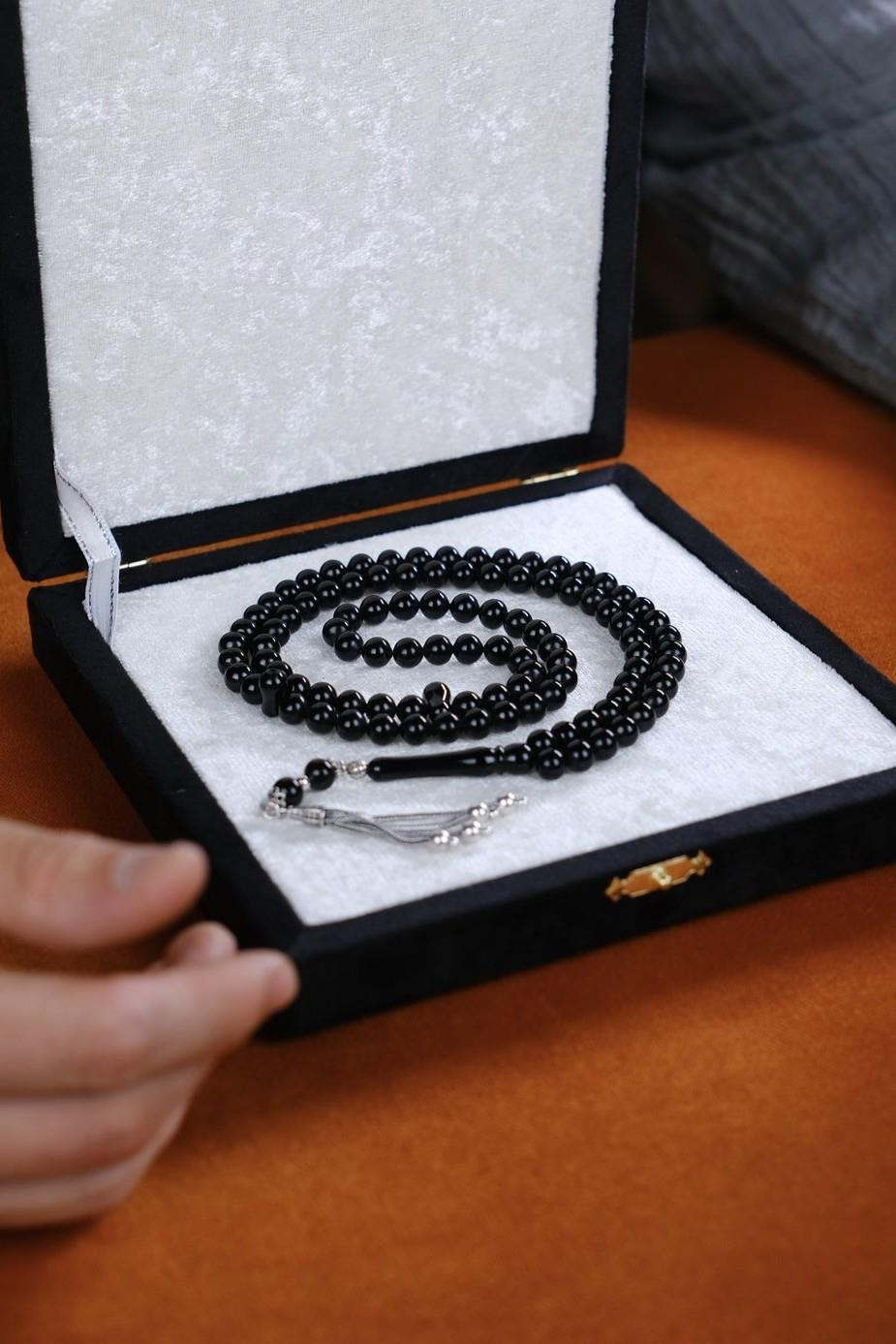 Üstad Ömer Aktaş İşçilik Gümüş Tasarım Erzurum Oltu 99Luk Namaz Zikir Tesbihi