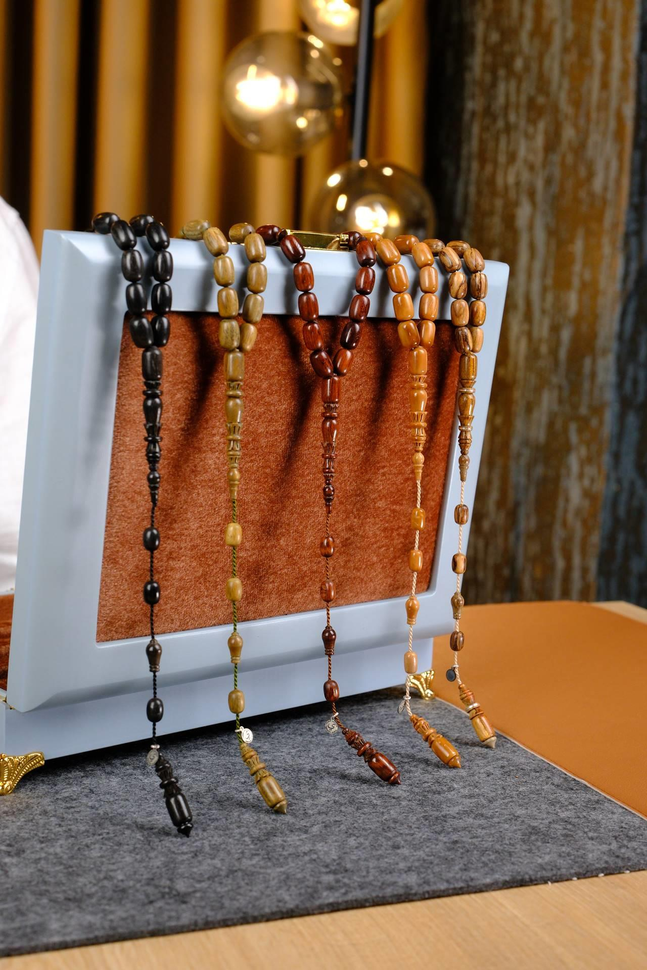 Üstad Yusuf Cevher Master 5li Set İşlemeli İmame Ağaç Serisi