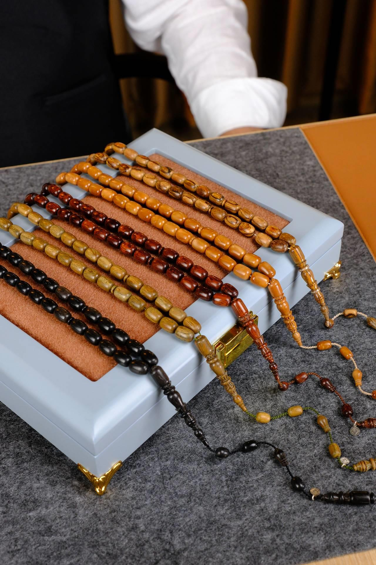 Üstad Yusuf Cevher Master 5li Set İşlemeli İmame Ağaç Serisi