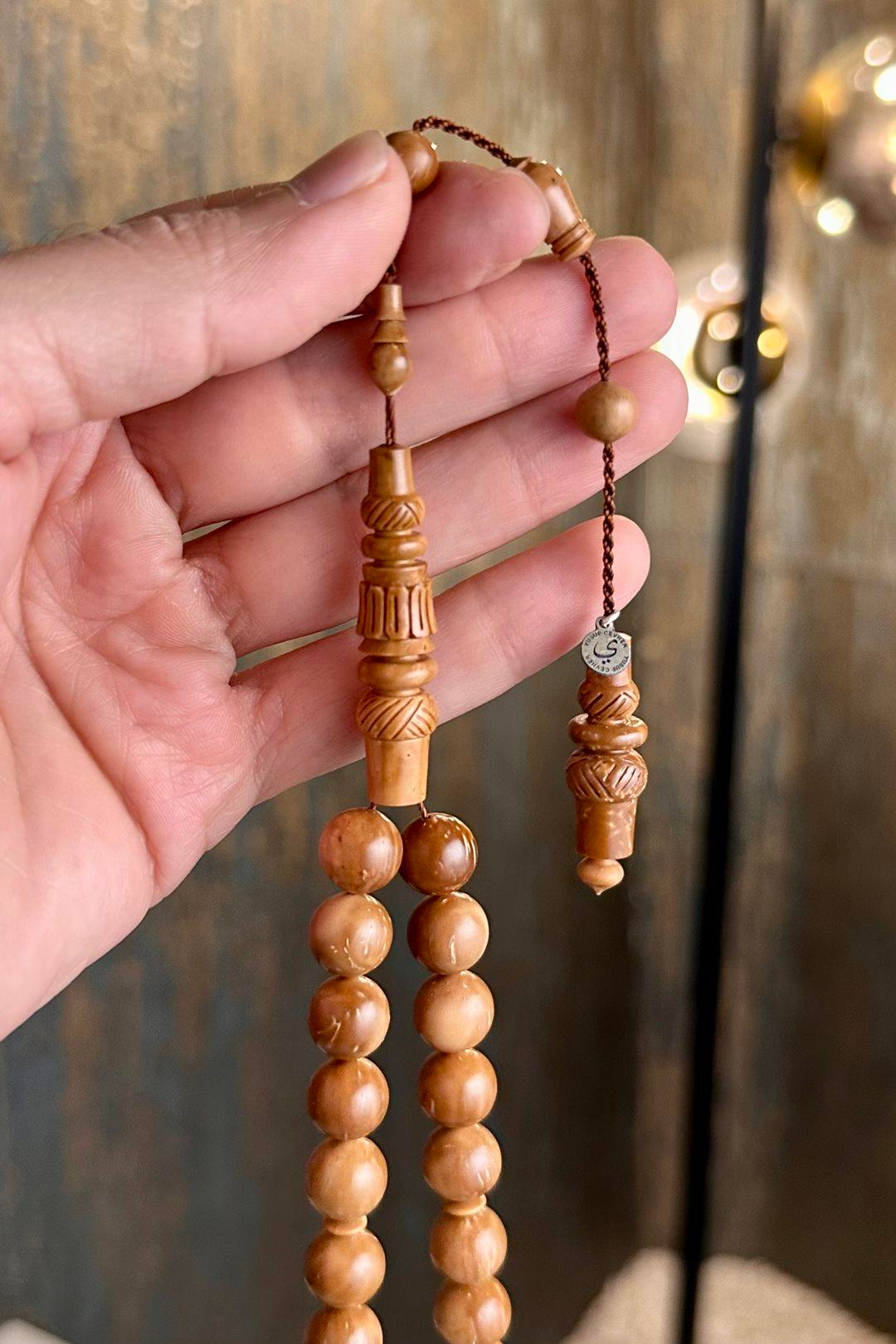 Üstad Yusuf Cevher Özel Oyma İmame Mevlevi  Kuka Tesbih 