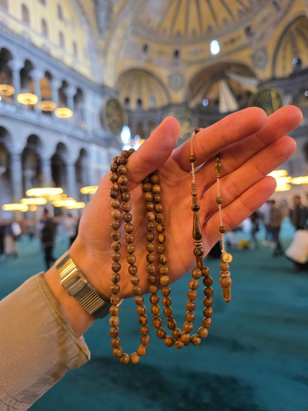 Yusuf Cevher Usta El işçiliği koleksiyonluk Öd Ağacı 99luk  Namaz Zikir Tesbihi