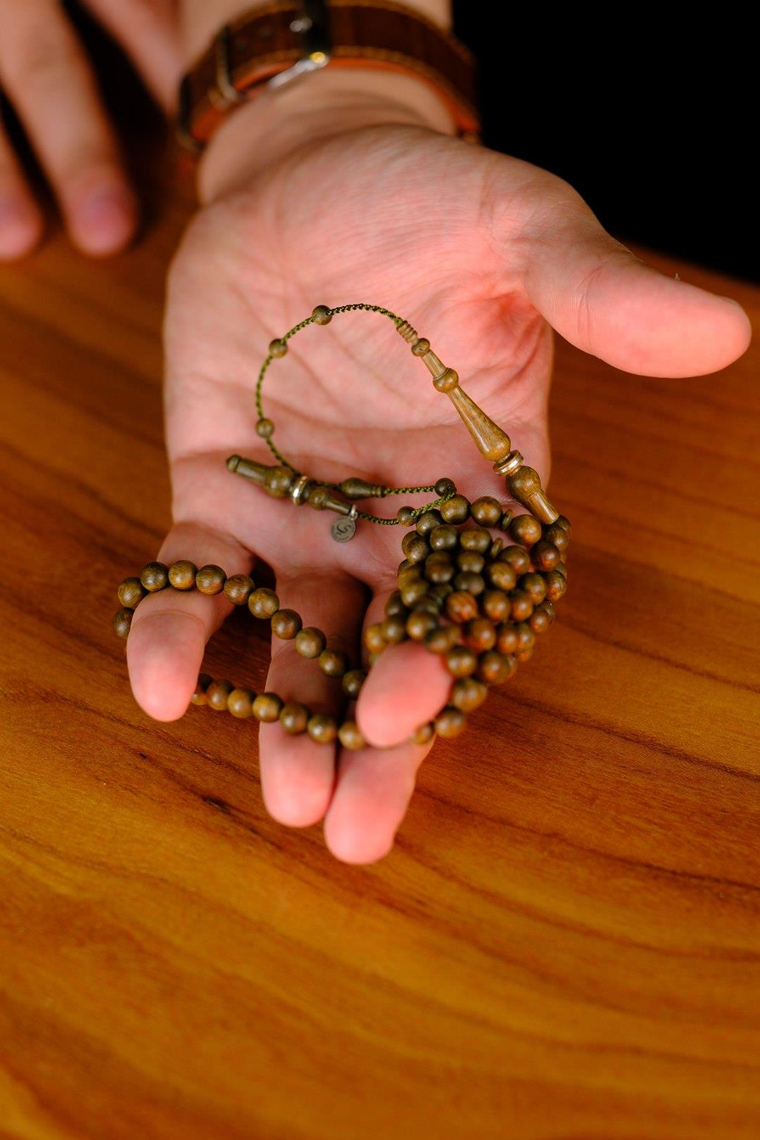 Yusuf Cevher Usta El işçiliği Koleksiyonluk Kokulu Pelesenk 99luk Namaz Zikir Tesbihi