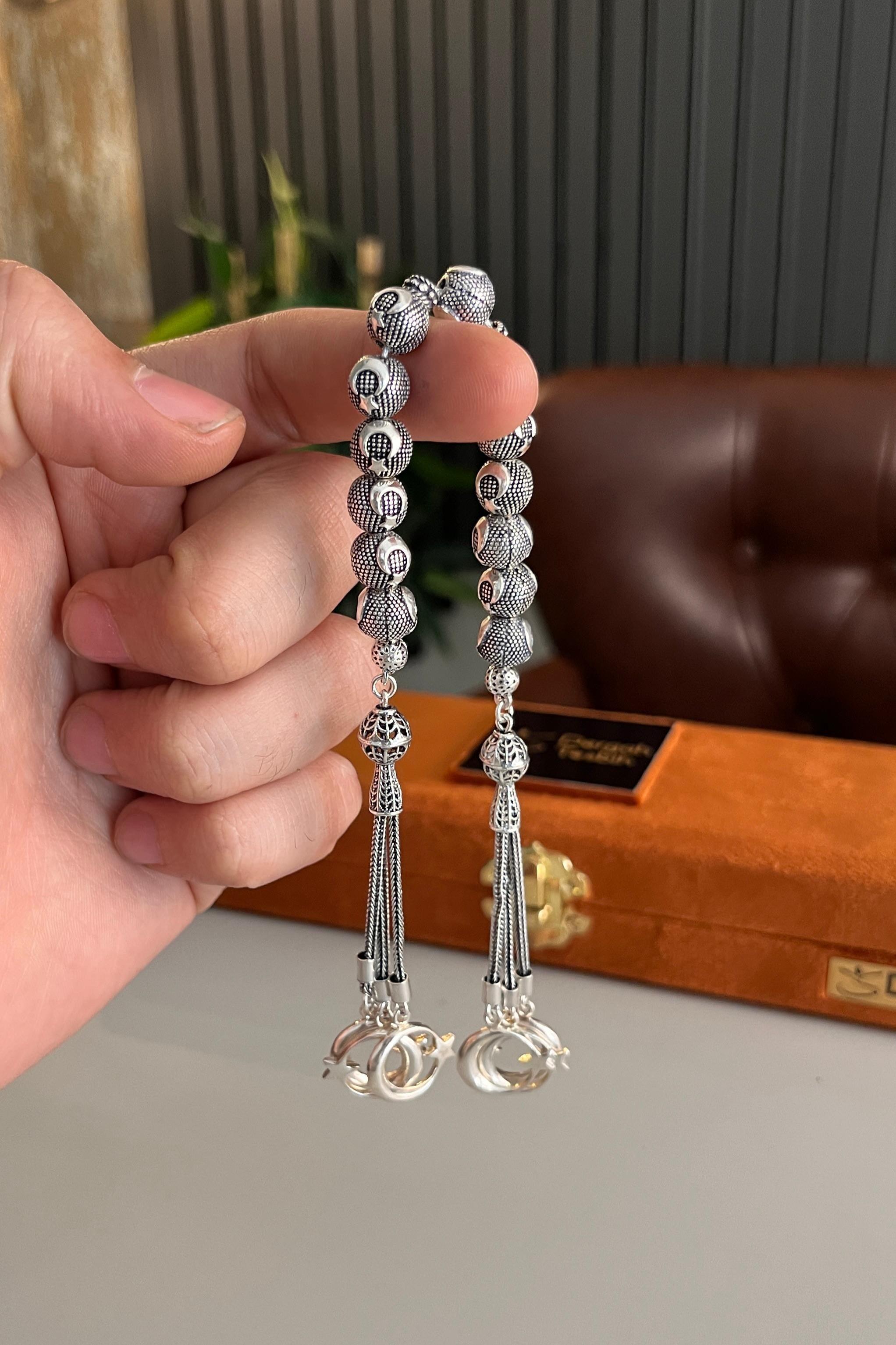 Zaza Tesbih 925 Ayar Gümüş