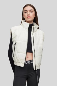 Hugo Slim Fit Yelek Beyaz
