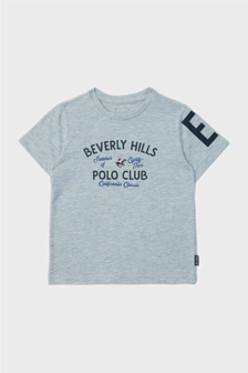 Beverly Hills Polo Club Erkek Çocuk Gri T-Shirt