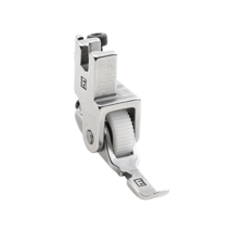 Düz Makine Fermuar Sol İçe Bakan Beyaz Tekerlekli Ayak | HS-GL14 |  Tüm Marka Sanayi Tipi Düz Dikiş Makinelerinde Kullanılır.