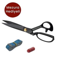 FDMSTAR | Fs-9 | 9 No | Siyah Saplı | Paslanmaz Çelik | Somunlu Makas | 22,5 Cm | 9 İnç 