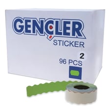 FDM Gençler Yeşil Meto Etiketi 2 No (96 Rulo) (1 Rulo 1000 Adet) R8