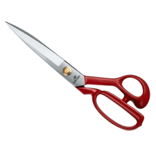 FDMSTAR Fs-1104 Kırmızı Saplı Paslanmaz Çelik Somunlu Makas 10 İnç (25cm)