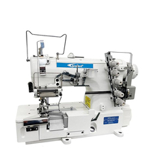FDM Broderi BD-500D-05 Sağdan Bıçaklı Reçme Makinesi, Direct Drive, Regulalı, Kafadan Motorlu, İğne Pozisyonlu, Tabla ve Tekerlekli Ayak