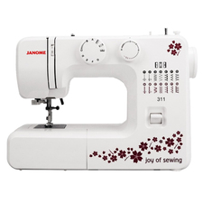 Janome 311 Joy Dikiş Makinesi | Ev Tipi Dikiş Makinesi | Aile Tipi Dikiş Makinesi | İlik Dahil 13 Dekoratif Dikiş Ve Desen Çeşidi | 4 Adımda İlik Açabilme