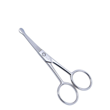 Della Europe | Aplike | Nakış Makası  | Kıvrık Küt Uçlu | Ördek Ağzılı | No:4 | Boyu :10.16 cm | D-178 | Nikel Kaplama