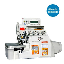 Yuki | YK-3216DIII-03/333 | 5 İplik Overlok Makinesi | İplik Kesicili | Havalı | Vakumlu | 8 mm