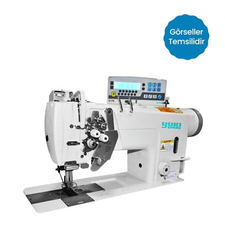 Yuki | YK-8750D-405 | Çift İğne Makinesi | Büyük Mekik | İplik Kesicili | İptalli | Kot