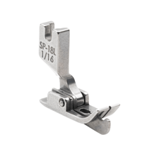 Fdm Düz Makine 1.6mm Oynar Çimalı Ayak | Sol Çima | SP-18L 1/16 | Tüm Marka Sanayi Tipi Düz Dikiş Makinelerinde Kullanılır.