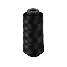 Fdm | Ev Tipi Overlok Makineleri İçin Tasarlanmıştır | 150 Denye Siyah Polyester Overlok İpliği | 5000 Metre | Muz İplik