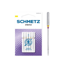 SCHMETZ | 130/705 H-S | 11/75 | STRETCH | Aile Makinesi İğnesi | Nevresim Jarse Ve İnce Örme Kumaşlar İçindir | Orta Yuvarlak Uç | 1 Paket 5 Adettir | Tüm Ev Tipi Marka Makineler İle Uyumludur 