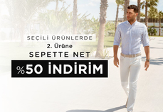 Seçili Ürünlerde 2. Ürüne Sepette %50 İndirim