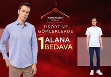 Kırmızı Askı İndirimleri Tişört&Gömlek