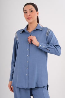 Modaİlgi Casual Shirts Blue
