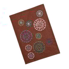 Kahverengi Çoklu Mandala Desenli Defter görseli.
