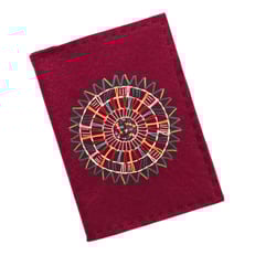 Kırmızı Mandala Desenli Defter görseli.