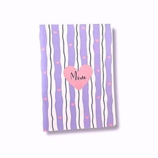 Mom Lila  Dikişli Defter görseli.