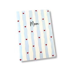 Mom Mavi  Dikişli Defter görseli.