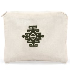 Yeşil Kilim Desenli Küçük Cüzdan görseli.