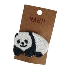 Panda Yaka İğnesi görseli.