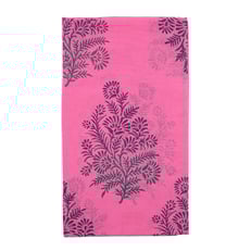 Pembe Çiçek Desenli Şal görseli.