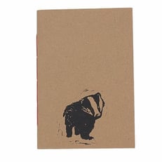 Porsuk Desenli El Yapımı Defter görseli.