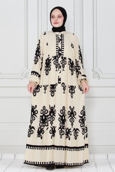 Viscose Dress-Cream color