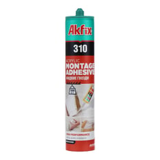 Akfix 310 Kartonpiyer-Stropiyer Yapıştırıcı 310ml Beyaz Ga200