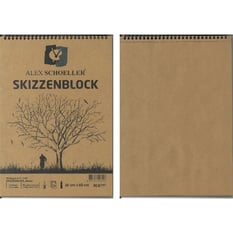 Alex Schoeller Kraft Blok Spiralli 35x50 125gr. 15 Yaprak