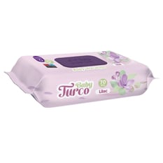 Baby Turco Islak Havlu 70li Leylak Kapaklı