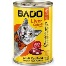 Bado Ciğerli Yetişkin Kedi Konserve Mama 400