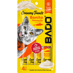 Bado Kedi Krema Ödül Mama Palamutlu 4*15 Gr
