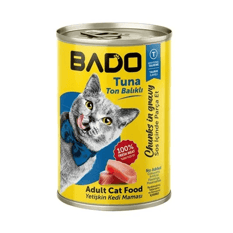 Bado Ton Balıklı Yetişkin Kedi Konserve Mama 400 Gr