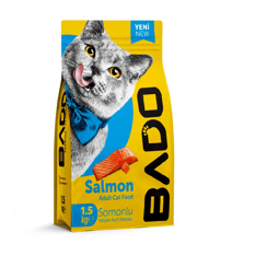 Bado Yetişkin Kedi Maması Somonlu 1500 Gr