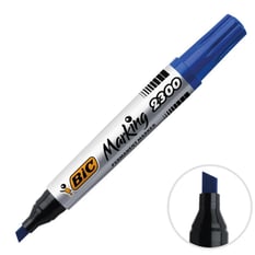 Bic Merker Koli Kalemi Kesik Uç Mavi