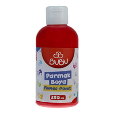 Bu-Bu Parmak Boya 250 Gr. Kırmızı Par013