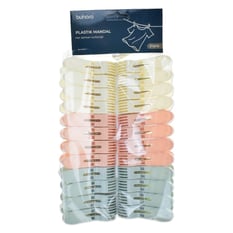Buhara Renkli Plastik Mandal 24 Lü Bhr-2579