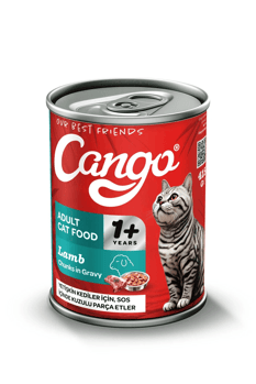 Cango Kuzu Etli Yetişkin Kedi Konserve Mama 415 Gr