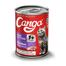 Cango Tavuklu Yetişkin Kedi Konserve Mama 415 Gr