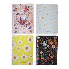 Çınar Floral Bloknot A6 60 Yp. Kareli 32031